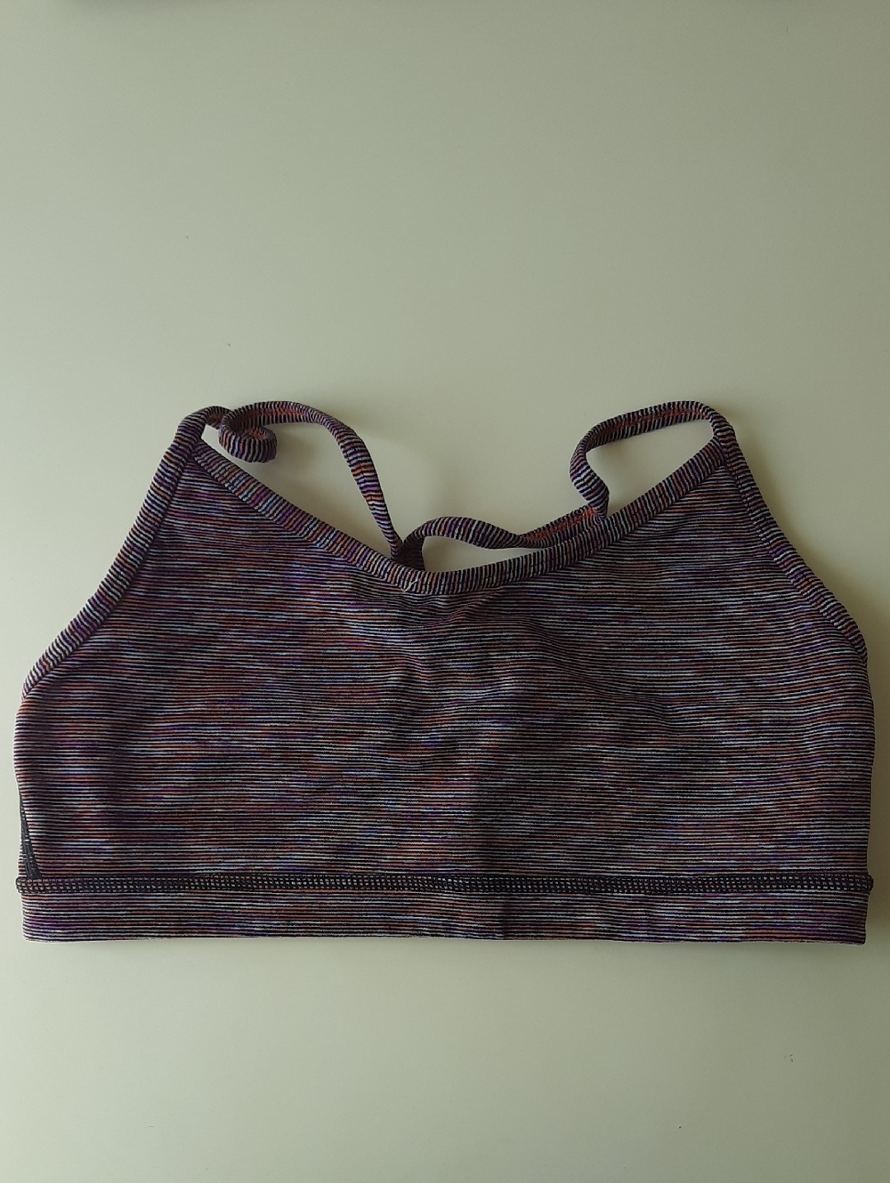 Lululemon Strappy Sports Bra - Purple Multi